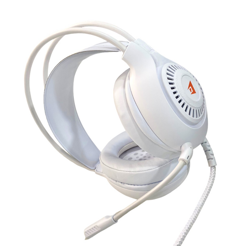 Audifonos Diadema Gaming RGB Jertech HG-01 para PC: USB/3.5mm con Cancelación de Ruido