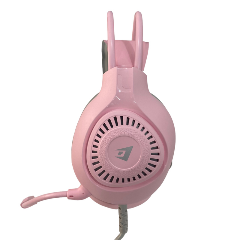 Audifonos Diadema Gaming RGB Jertech HG-01 para PC: USB/3.5mm con Cancelación de Ruido