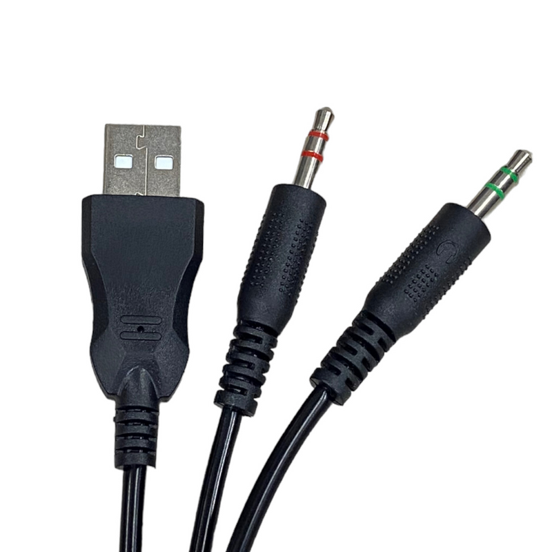 Audifonos Diadema Gaming RGB Jertech HG-01 para PC: USB/3.5mm con Cancelación de Ruido