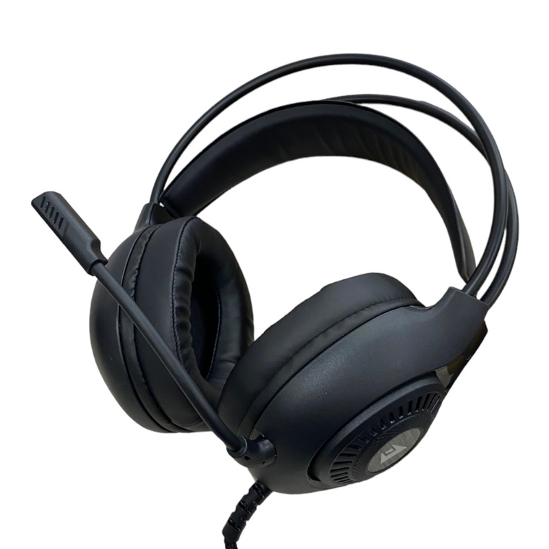 Audifonos Diadema Gaming RGB Jertech HG-01 para PC: USB/3.5mm con Cancelación de Ruido