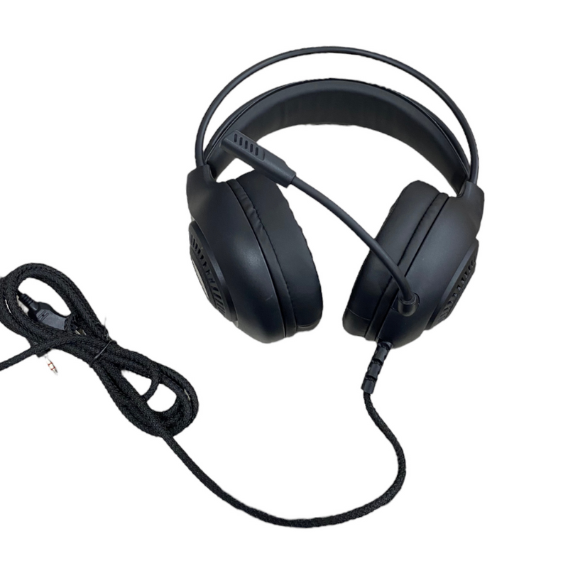Audifonos Diadema Gaming RGB Jertech HG-01 para PC: USB/3.5mm con Cancelación de Ruido