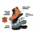 Bota Caterpillar de Seguridad Antiperforación en Cuero