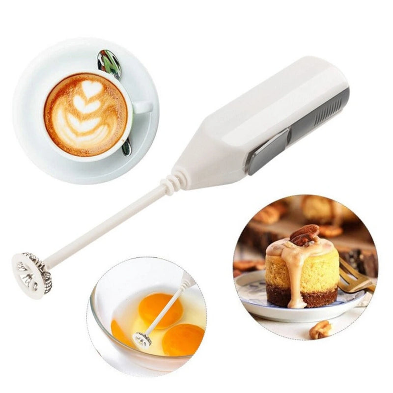 Batidora Portátil de Mano para Café y Espuma - Fácil de Usar
