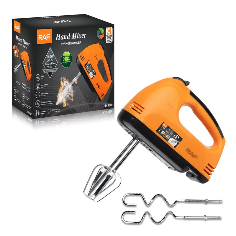 Batidora de Mano RAF 7 Velocidades Potente y Compacta