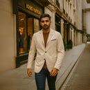 Blazer de Hombre Casual en Punta de Roma - Diseño Moderno y Versátil