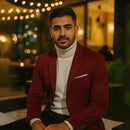 Blazer de Hombre Casual en Punta de Roma - Diseño Moderno y Versátil