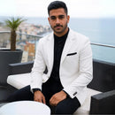 Blazer de Hombre Casual en Punta de Roma - Diseño Moderno y Versátil