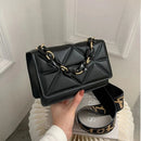 Bolso Cruzado Grande de Piel Sintética con Diseño Versátil y Elegante