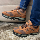 Zapatilla Tipo Bota Casual Estilo Urbano Cuero Corte Bajo