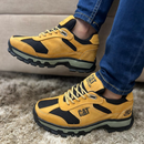 Zapatilla Tipo Bota Casual Estilo Urbano Cuero Corte Bajo