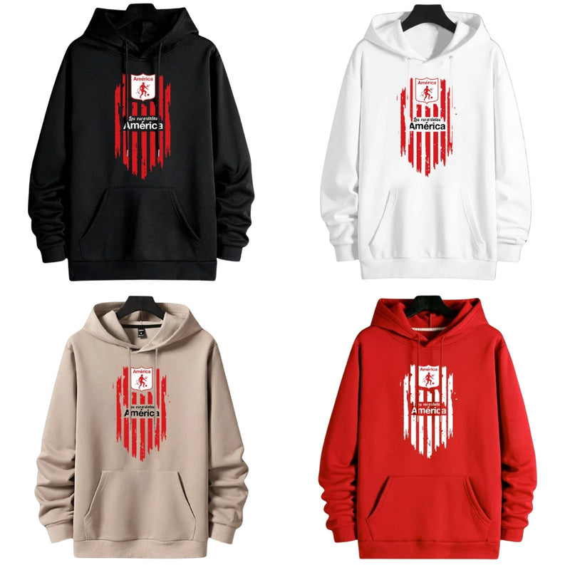Buzo Unisex con Franjas y Estampado Duradero