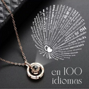 Collar Poliglota del Amor: Te Amo en 100 Idiomas
