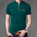 Camisa Polo con Cierre y Manga Corta: Elegancia en Algodón Peruano
