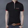 Camisa Polo con Cierre y Manga Corta: Elegancia en Algodón Peruano