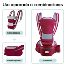 Canguro Portabebés Ergonómico 3 en 1 - Seguridad y Comodidad en Cada Paso