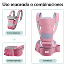 Canguro Portabebés Ergonómico 3 en 1 - Seguridad y Comodidad en Cada Paso