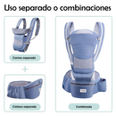 Canguro Portabebés Ergonómico 3 en 1 - Seguridad y Comodidad en Cada Paso