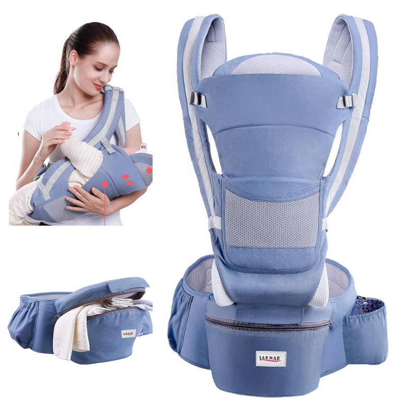 Canguro Portabebés Ergonómico 3 en 1 - Seguridad y Comodidad en Cada Paso