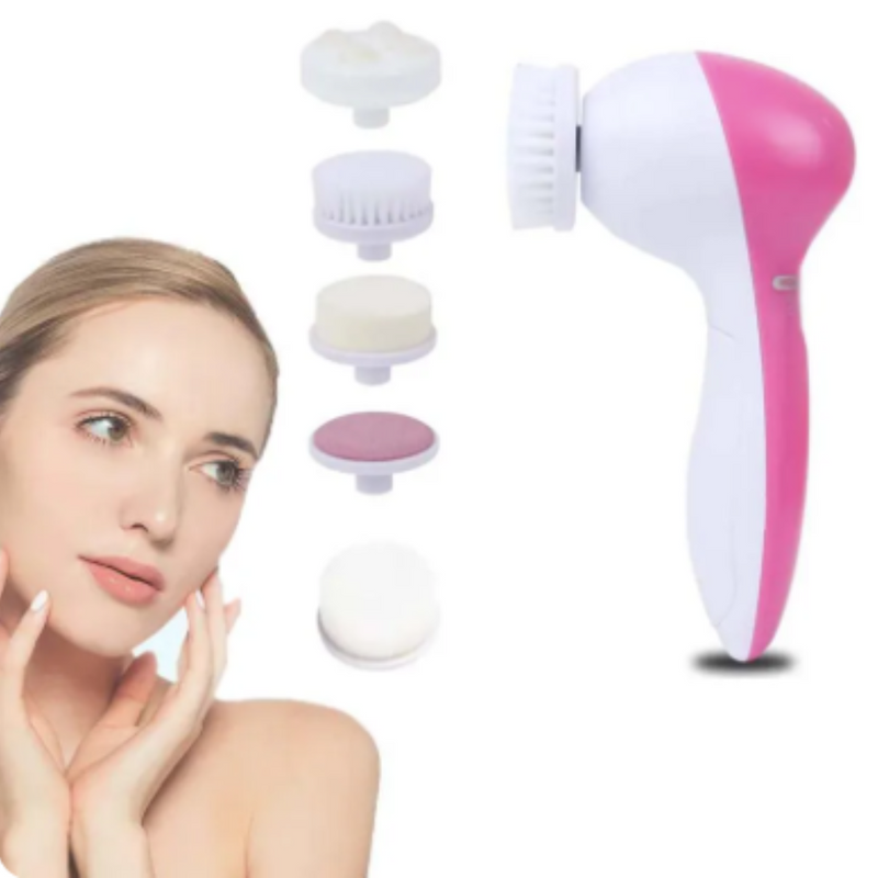 Cepillo Masajeador Facial Multifuncional: 5 en 1