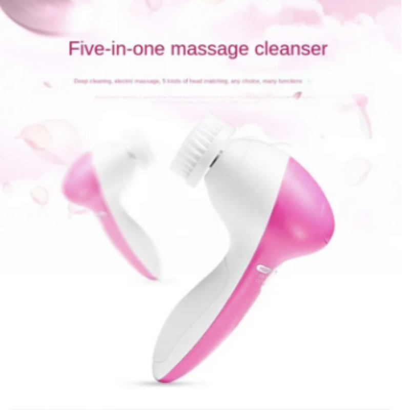 Cepillo Masajeador Facial Multifuncional: 5 en 1