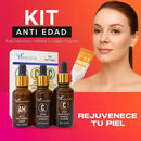 Kit Rejuvenecedor Antiedad Afrodita - Colágeno, Ácido Hialurónico y Vitamina C