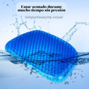 Cojín Ergonómico de Gel Silicona Flexible - Comodidad Premium para Silla y Automóvil