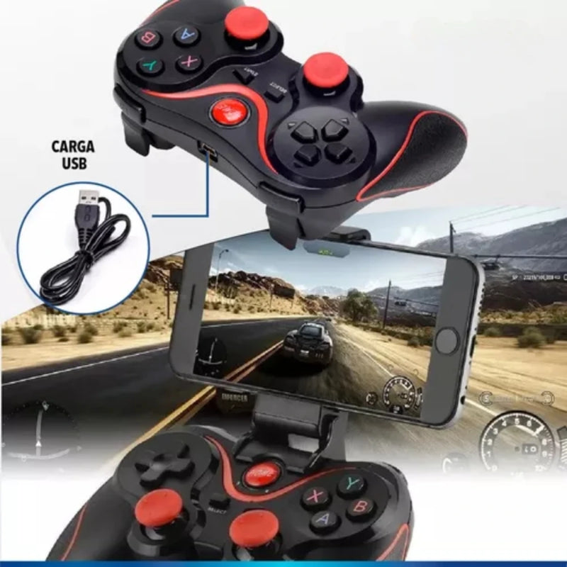 Control X3 Gamer Inalámbrico con Bluetooth y Diseño Ergonómico