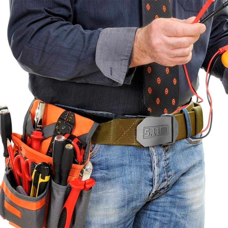 Correa-Cinturón Táctico Ajustable de Nailon y Metal: Estilo Táctico para Aventura y Uso Diario