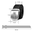 Correa-Cinturón Táctico Ajustable de Nailon y Metal: Estilo Táctico para Aventura y Uso Diario