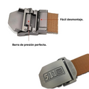 Correa-Cinturón Táctico Ajustable de Nailon y Metal: Estilo Táctico para Aventura y Uso Diario