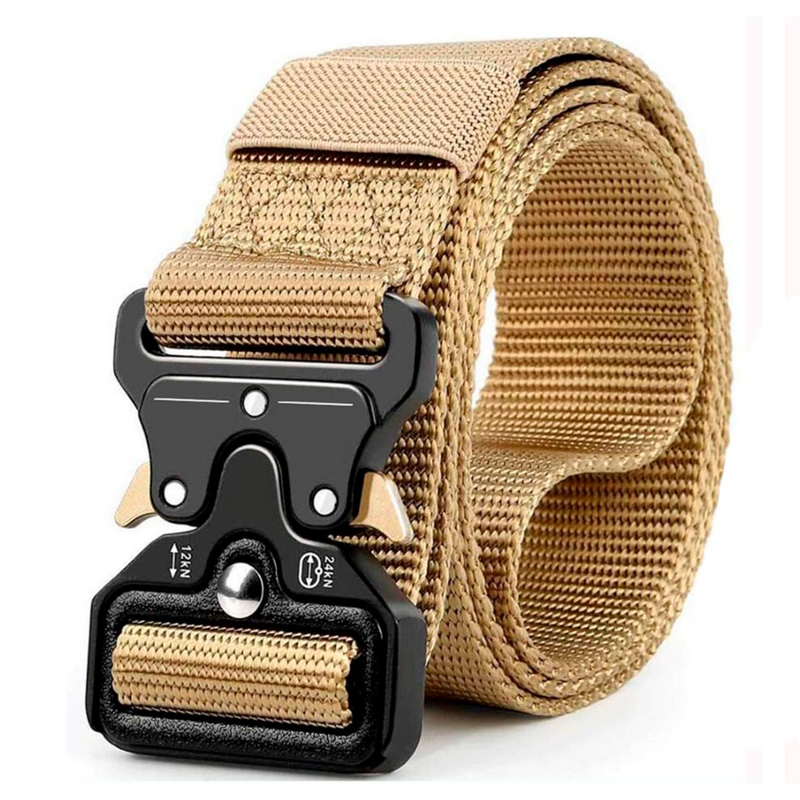Correa-Cinturón Táctico Ajustable de Nailon: Estilo Táctico para Aventura y Casual