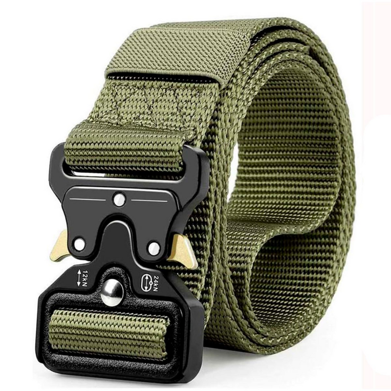 Correa-Cinturón Táctico Ajustable de Nailon: Estilo Táctico para Aventura y Casual