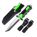Cuchillo Táctico Acuático con Estuche Y Correas: Compañero Indispensable del Buceador