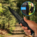 Cuchillo Táctico de Supervivencia Camping y Pesca Rambo + Estuche: Tu Aliado en Aventuras Extremas