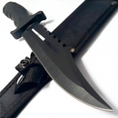 Cuchillo Táctico de Supervivencia Camping y Pesca Rambo + Estuche: Tu Aliado en Aventuras Extremas