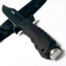 Cuchillo Táctico de Supervivencia Camping y Pesca Rambo + Estuche: Tu Aliado en Aventuras Extremas