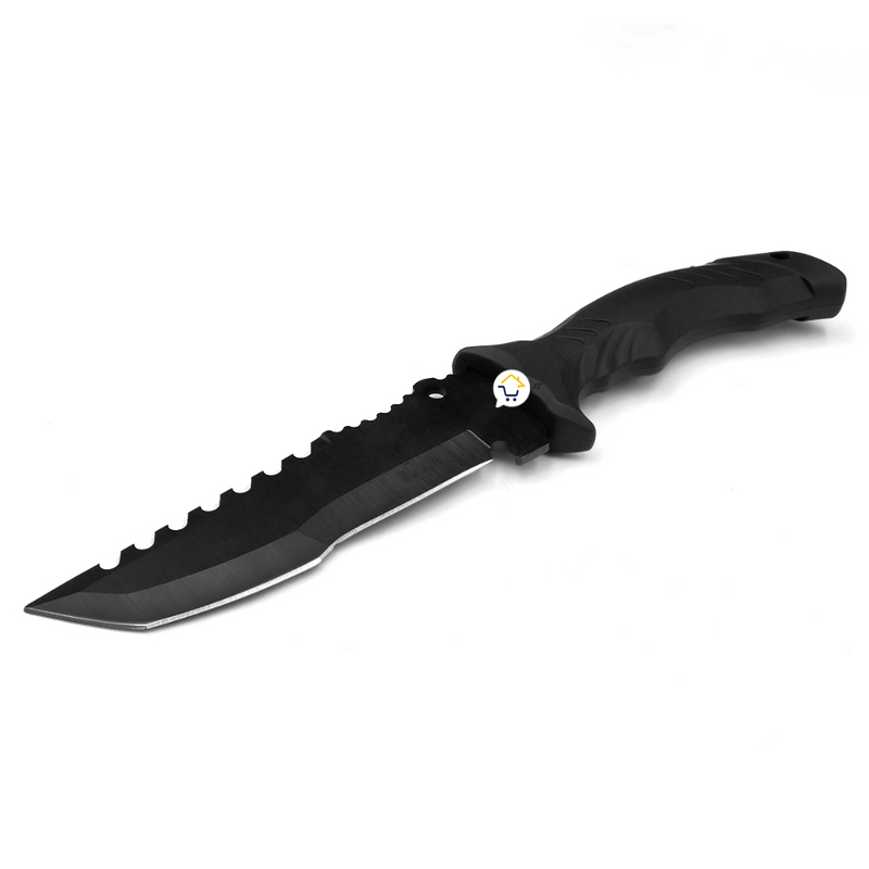Cuchillo Táctico Bowie Supervivencia Camping Pesca con Estuche: Esencial para Naturaleza Extrema