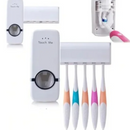 Dispensador de Crema Dental con Porta Cepillos