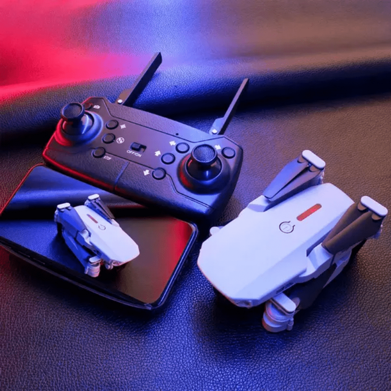 Drone Plegable 998 PRO MAX Wifi 2.4g y Fpv: Doble Cámara y Doble Batería