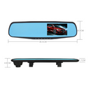 Espejo Retrovisor HD: Seguridad Frontal y Trasera en Una Pantalla