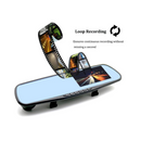 Espejo Retrovisor HD: Seguridad Frontal y Trasera en Una Pantalla