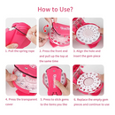 Estampador de Gemas Bling Bling: Kit Mágico para Princesas