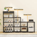 Estante Ajustable Multicapa para Zapatos en Acero y PP