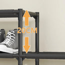 Estante Ajustable Multicapa para Zapatos en Acero y PP