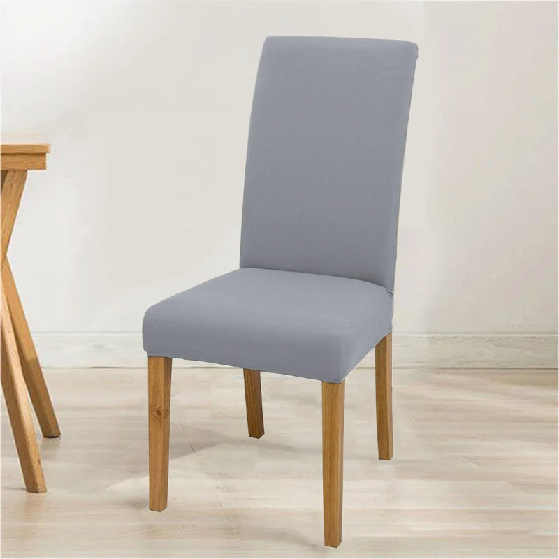 Forro Protector Individual para Silla de Comedor en Tela Elástica y Ajustable