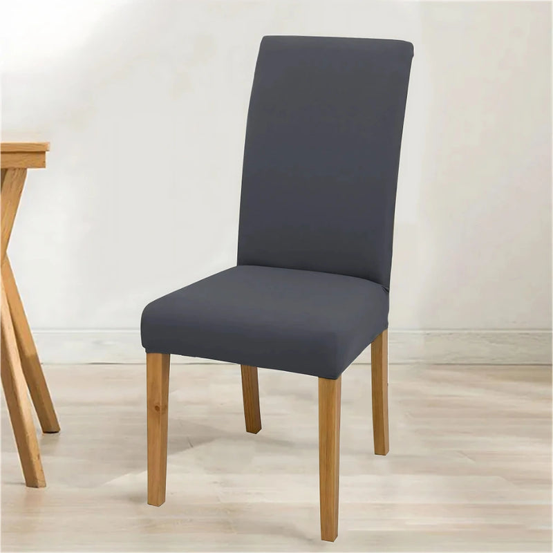 Forro Protector Individual para Silla de Comedor en Tela Elástica y Ajustable
