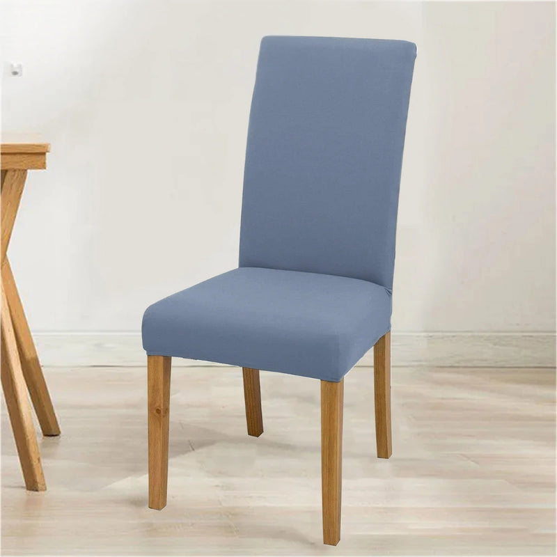 Forro Protector Individual para Silla de Comedor en Tela Elástica y Ajustable