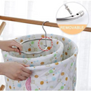 Gancho Tendedero Espiral Giratorio: Solución Compacta para Cobijas y Más