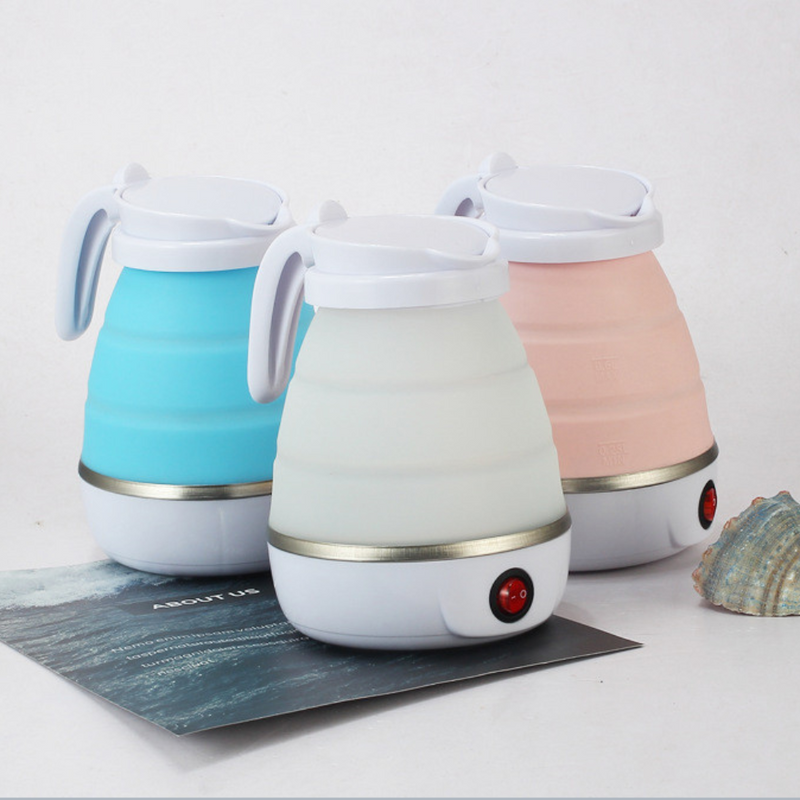 Hervidor Eléctrico Plegable - Portátil con Doble Voltaje 600ml