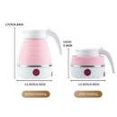 Hervidor Eléctrico Plegable - Portátil con Doble Voltaje 600ml